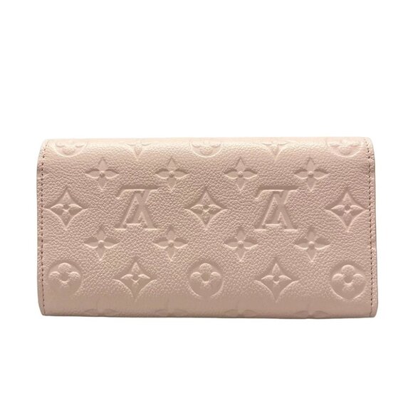 Auth LOUIS VUITTON Portefeuille Sara M83443 Pink Opal Monogram Empreinte - - Picture 2 of 12
